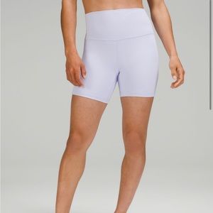 Lululemon Align High Rise Short 6” Pastel Blue